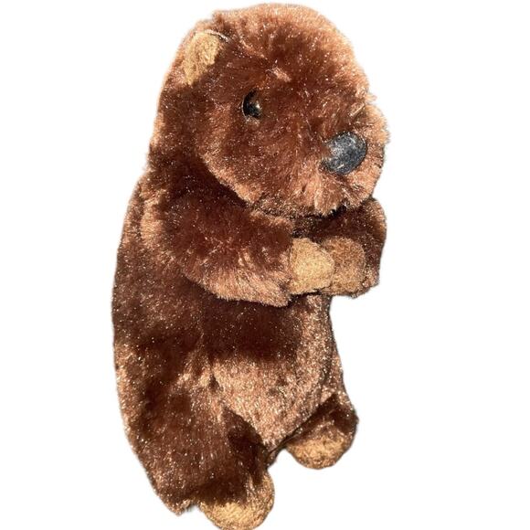 Douglas Plush Beaver Buckteeth Buddy Nursery Shower Decor Gift Stuffed Animal 7" - Picture 1 of 12